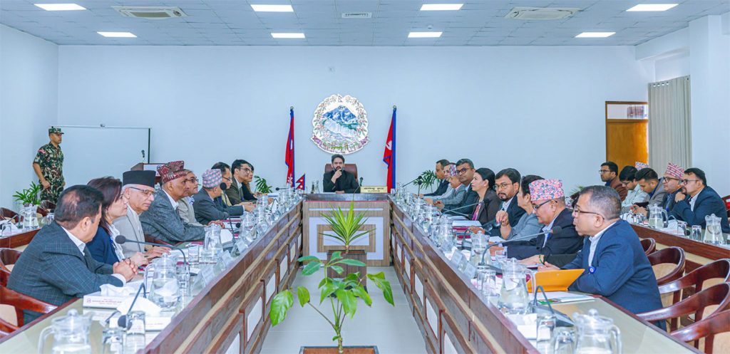 Nepal education board meeting with PM Balen